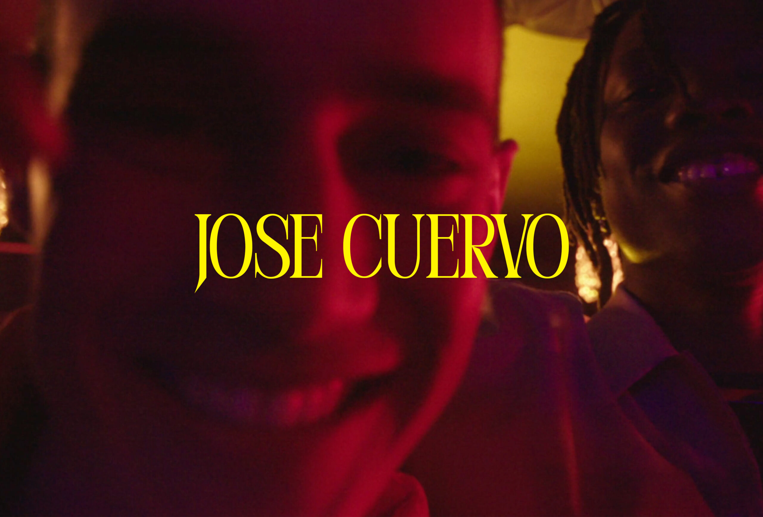 Cheers with Jose Cuervo on Calle Larios